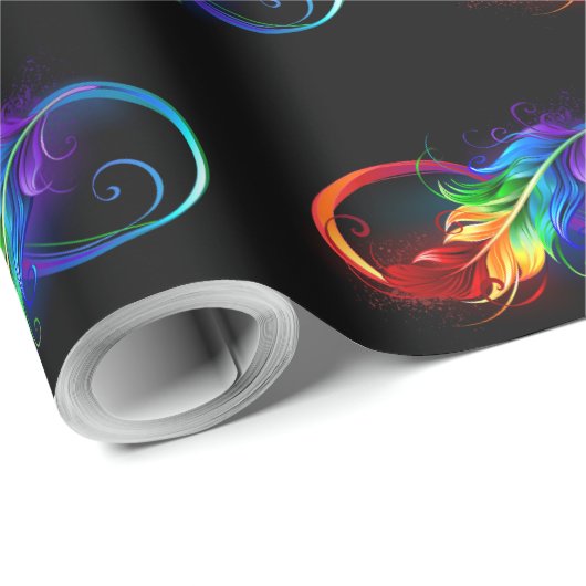 Infineensymbool met regenboogvanger cadeaupapier (Rol Hoek)