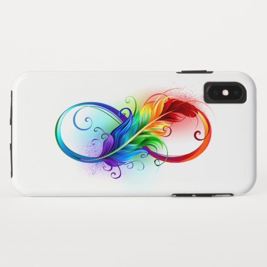 Infineensymbool met regenboogvanger Case-Mate iPhone case (Achterkant (horizontaal))
