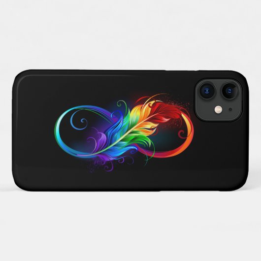 Infineensymbool met regenboogvanger Case-Mate iPhone case (Achterkant (horizontaal))