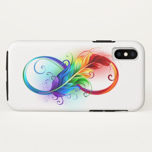 Infineensymbool met regenboogvanger Case-Mate iPhone case (Achterkant (horizontaal))