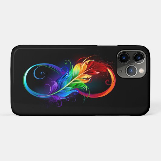 Infineensymbool met regenboogvanger Case-Mate iPhone case (Achterkant (horizontaal))