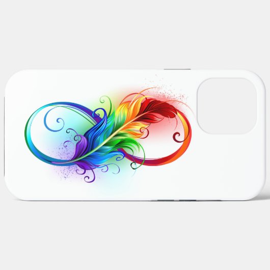 Infineensymbool met regenboogvanger Case-Mate iPhone case (Achterkant (horizontaal))