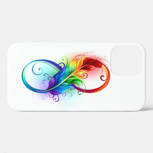 Infineensymbool met regenboogvanger Case-Mate iPhone case (Achterkant (horizontaal))