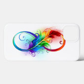 Infineensymbool met regenboogvanger Case-Mate iPhone case (Achterkant (horizontaal))