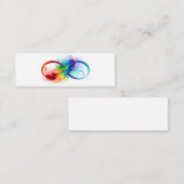 Infineensymbool met regenboogvanger contactkaartje (Voorkant / Achterkant)