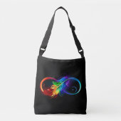 Infineensymbool met regenboogvanger crossbody tas (Voorkant)