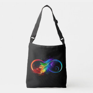 Infineensymbool met regenboogvanger crossbody tas