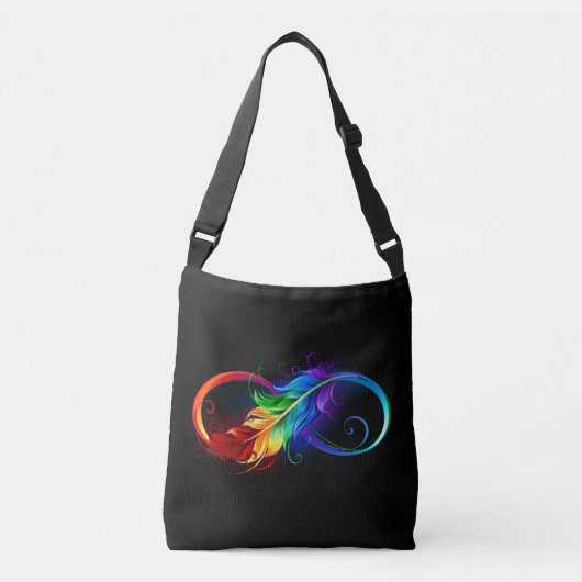 Infineensymbool met regenboogvanger crossbody tas (Voorkant)