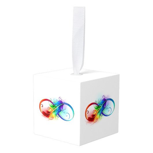 Infineensymbool met regenboogvanger decoratie (Voorkant hoekig)