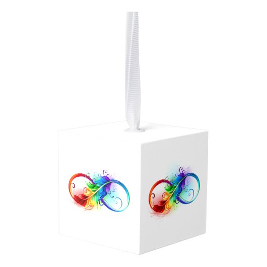 Infineensymbool met regenboogvanger decoratie (Achter hoekig)
