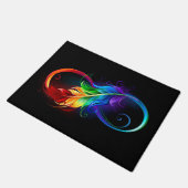 Infineensymbool met regenboogvanger deurmat (Schuin)