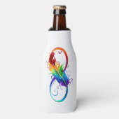 Infineensymbool met regenboogvanger flesjeskoeler (Fles Voorkant)