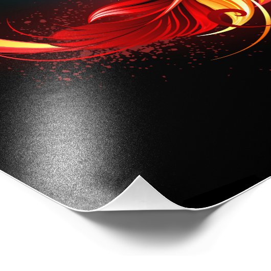 Infineensymbool met regenboogvanger foto afdruk (Hoek)