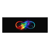 Infineensymbool met regenboogvanger foto afdruk (Voorkant)