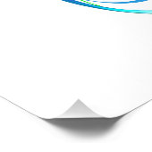 Infineensymbool met regenboogvanger foto afdruk (Hoek)