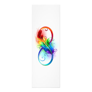 Infineensymbool met regenboogvanger foto afdruk