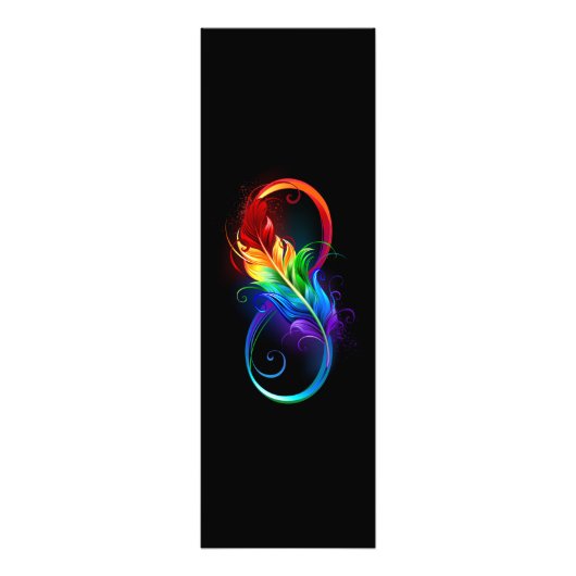 Infineensymbool met regenboogvanger foto afdruk (Voorkant)