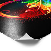 Infineensymbool met regenboogvanger foto afdruk (Hoek)