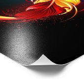 Infineensymbool met regenboogvanger foto afdruk (Hoek)