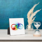 Infineensymbool met regenboogvanger fotoplaat (Insitu)