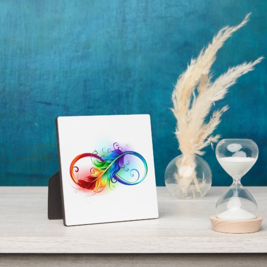 Infineensymbool met regenboogvanger fotoplaat (Insitu)