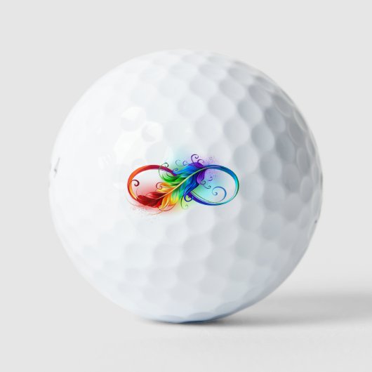 Infineensymbool met regenboogvanger golfballen (Voorkant)