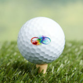 Infineensymbool met regenboogvanger golfballen (Insitu Shirt)