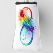 Infineensymbool met regenboogvanger golfheadcover (Draai 90)