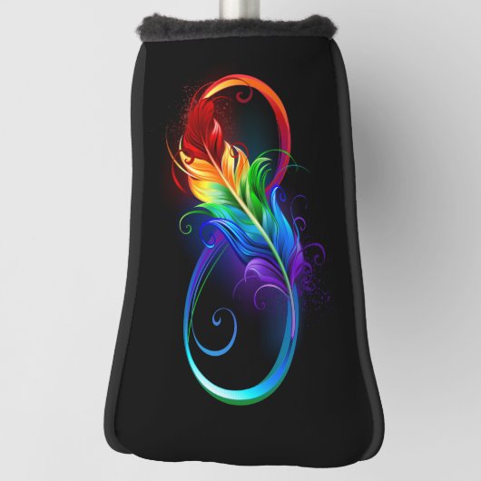 Infineensymbool met regenboogvanger golfheadcover (Draai 90)
