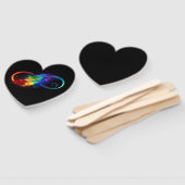 Infineensymbool met regenboogvanger handwaaier (Niet-gemonteerd)