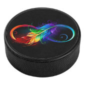 Infineensymbool met regenboogvanger hockey puck (3/4)
