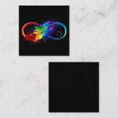 Infineensymbool met regenboogvanger informatiekaartje (Voorkant / Achterkant)