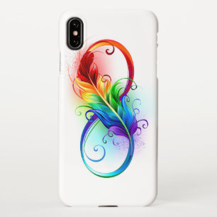 Infineensymbool met regenboogvanger iPhone XS max hoesje