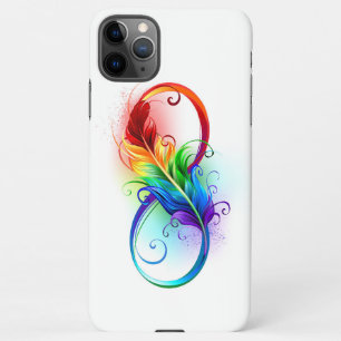Infineensymbool met regenboogvanger iPhone 11Pro max hoesje