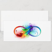 Infineensymbool met regenboogvanger kaart (Voorkant / Achterkant)