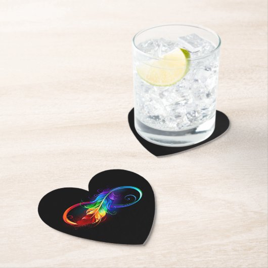 Infineensymbool met regenboogvanger kartonnen onderzetters (Insitu)