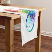 Infineensymbool met regenboogvanger korte tafelloper (Voorbeeld)