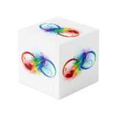 Infineensymbool met regenboogvanger kubus (Achter hoekig)