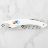 Infineensymbool met regenboogvanger kurkentrekker (Voorkant)