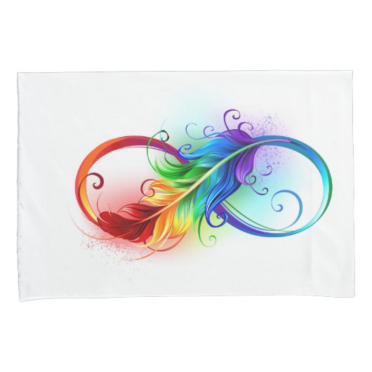 Infineensymbool met regenboogvanger kussensloop (Voorkant-Rechts)