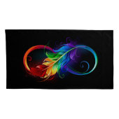 Infineensymbool met regenboogvanger kussensloop (Achterkant-Rechts)