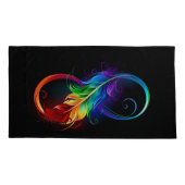 Infineensymbool met regenboogvanger kussensloop (Achterkant-Links)