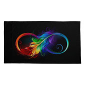 Infineensymbool met regenboogvanger kussensloop (Achterkant)