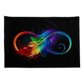 Infineensymbool met regenboogvanger kussensloop (Achterkant-Rechts)