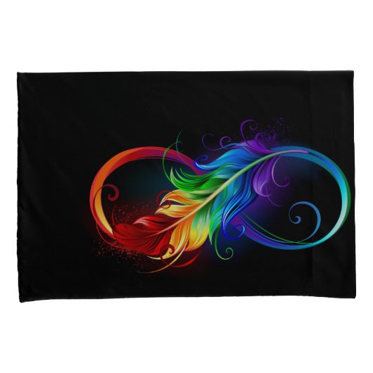 Infineensymbool met regenboogvanger kussensloop (Voorkant-Rechts)