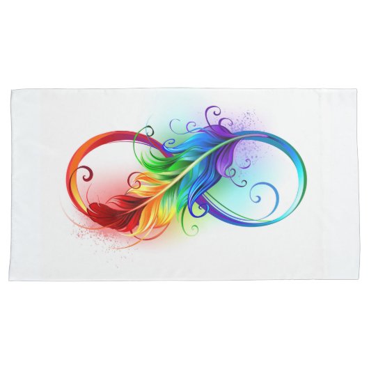 Infineensymbool met regenboogvanger kussensloop (Voorkant-Rechts)