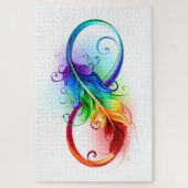 Infineensymbool met regenboogvanger legpuzzel (Verticaal)