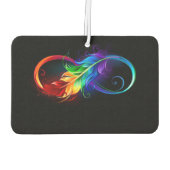 Infineensymbool met regenboogvanger luchtverfrisser (Achterkant)