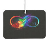 Infineensymbool met regenboogvanger luchtverfrisser (Voorkant)