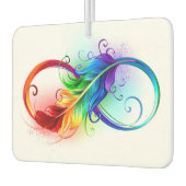 Infineensymbool met regenboogvanger luchtverfrisser (Links)